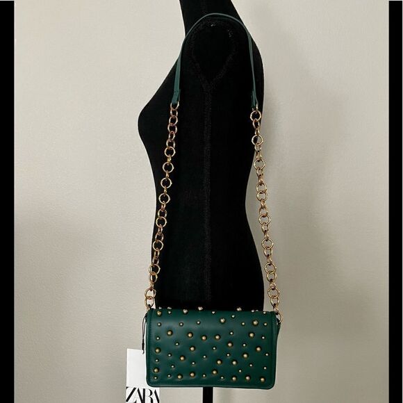 NWT Zara Beaded Crossbody Bag - Picture 2 of 8